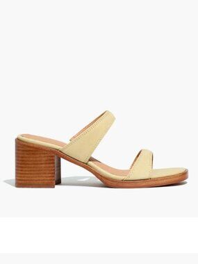 Madewell The Saige Double-Strap Sandal Nubuck Leather Women's 10.5